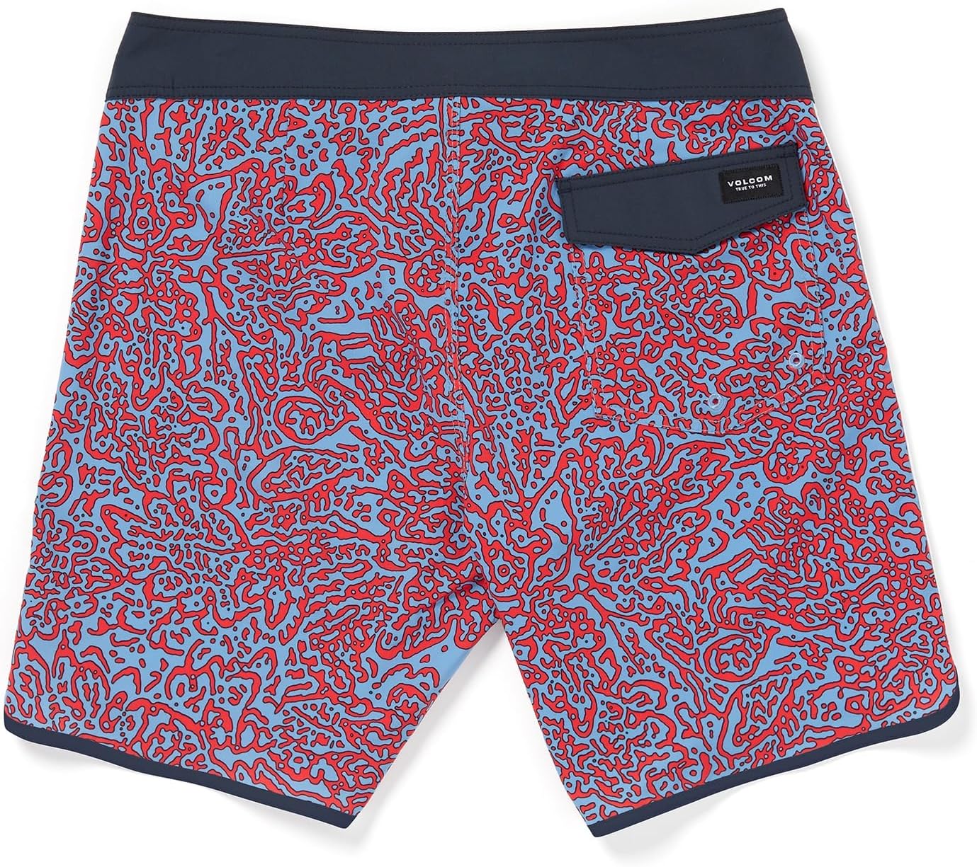 Volcom Men's 19" Mod-Tech Board Shorts- Performance UPF 50+ Sun Protection Quick-Dry Swim Bottoms Flash Red