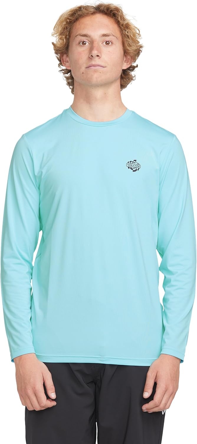Volcom Taunt Loose Fit Long Sleeve Rashguard Resin Blue