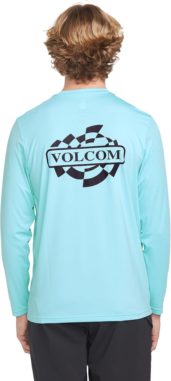 Volcom Taunt Loose Fit Long Sleeve Rashguard Resin Blue
