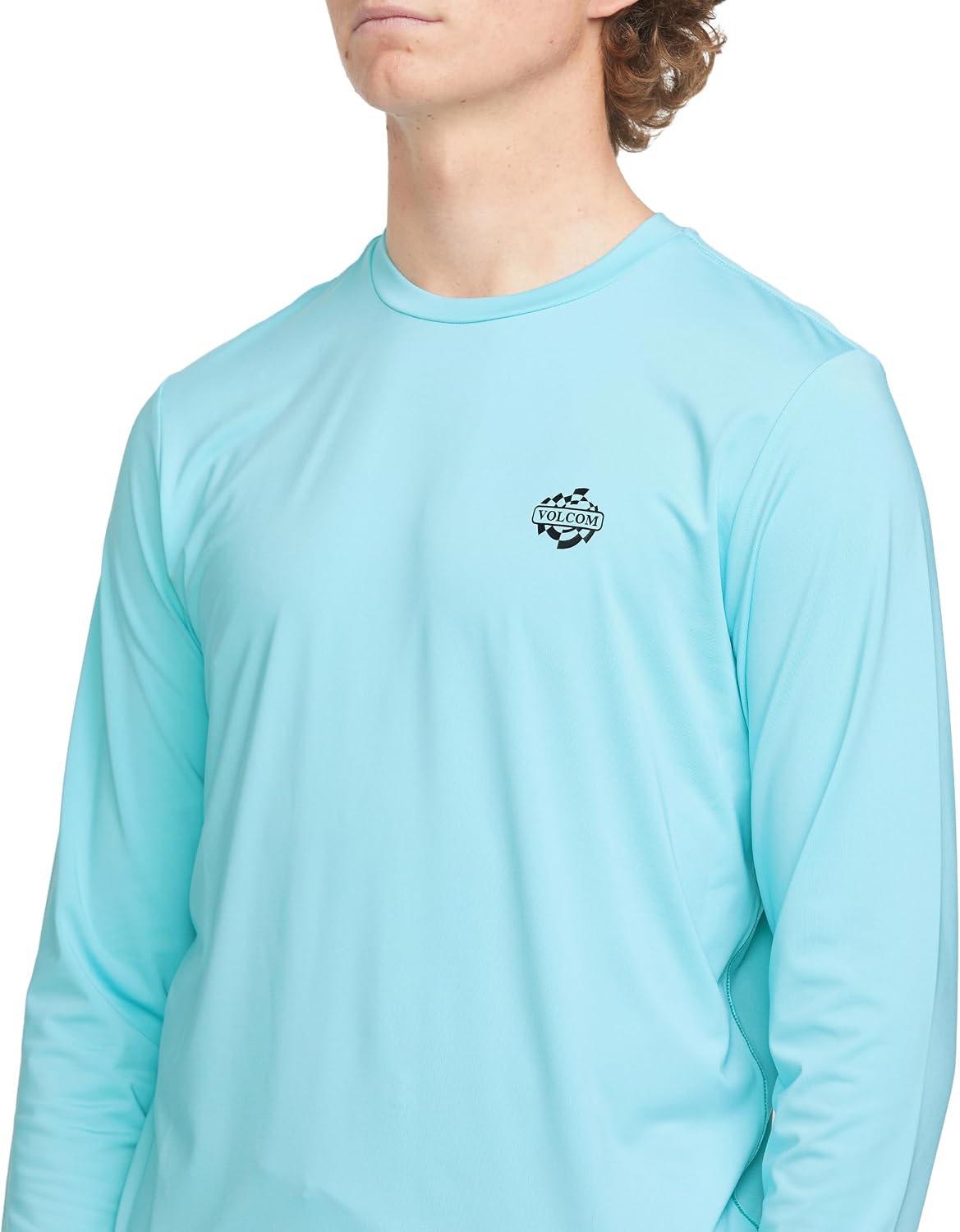 Volcom Taunt Loose Fit Long Sleeve Rashguard Resin Blue