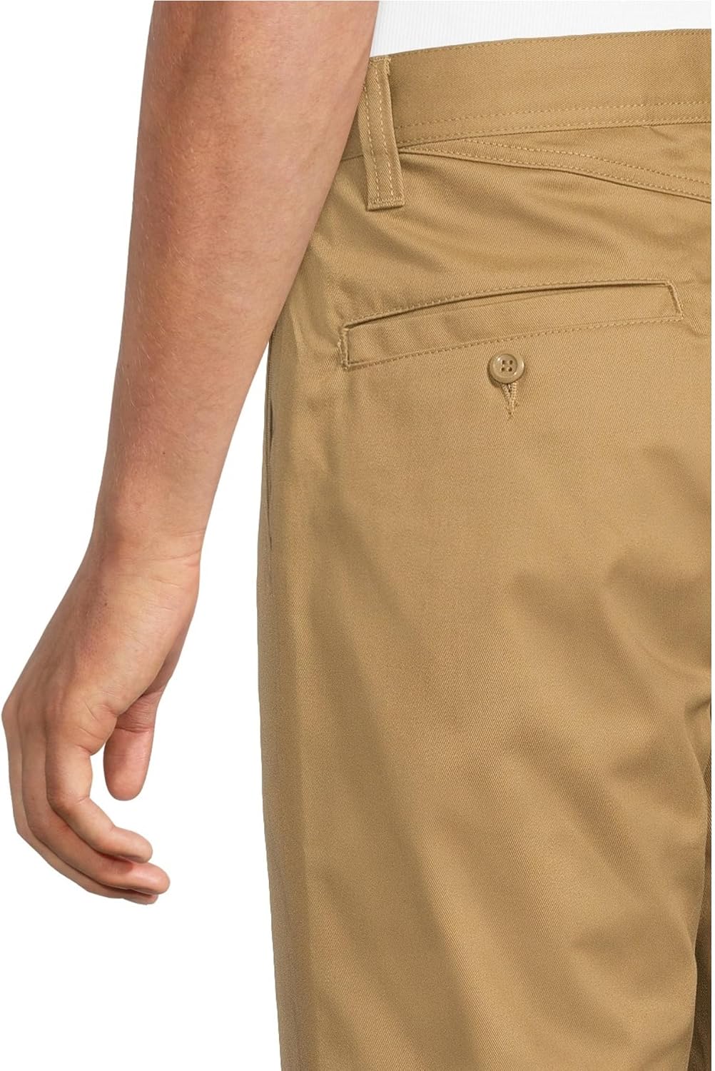 Volcom Men's Frickin Skate Loose Baggy Fit Chino Pants – Relaxed Tapered 17″ Leg Opening, 30″ Inseam Dark Khaki
