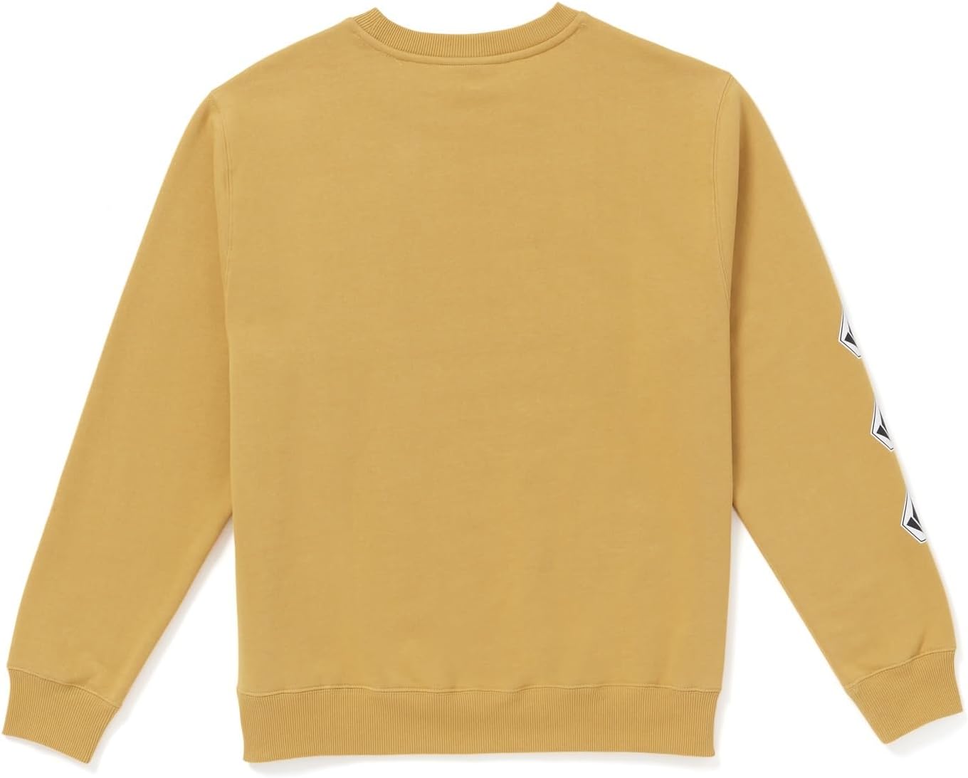 Volcom mens Roundabout Crew Fleece Sweatshirt – Soft Midweight Pullover Ribbed Cuffs Mustard