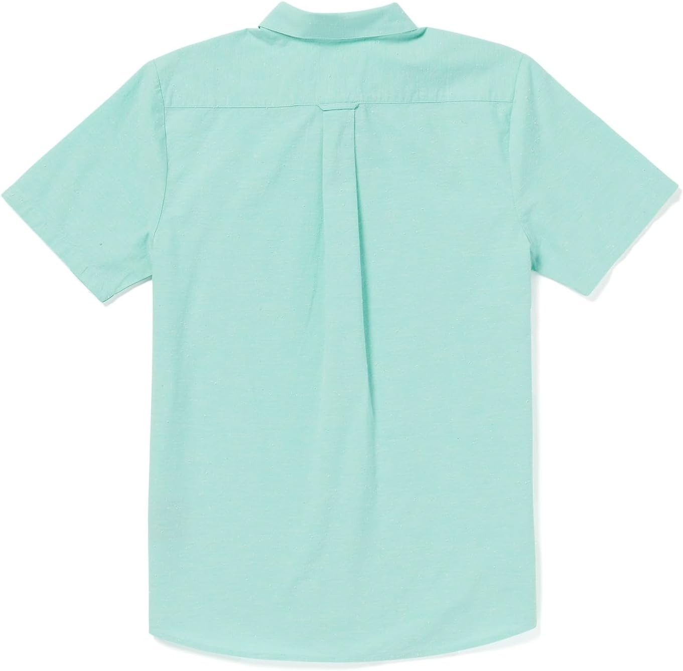 Volcom Men's Date Knight Short Sleeve Classic Fit Button Down Shirt Crete Blue
