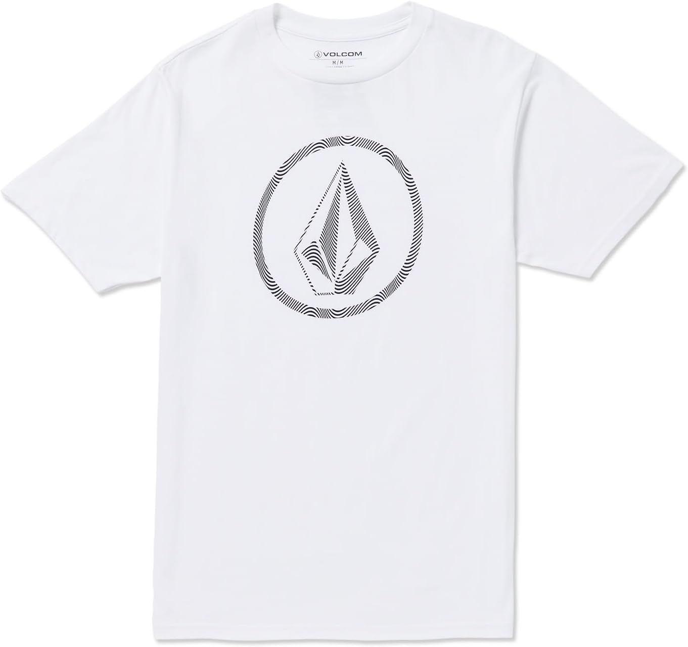 Volcom Men's Circle Stone SST White Zebra
