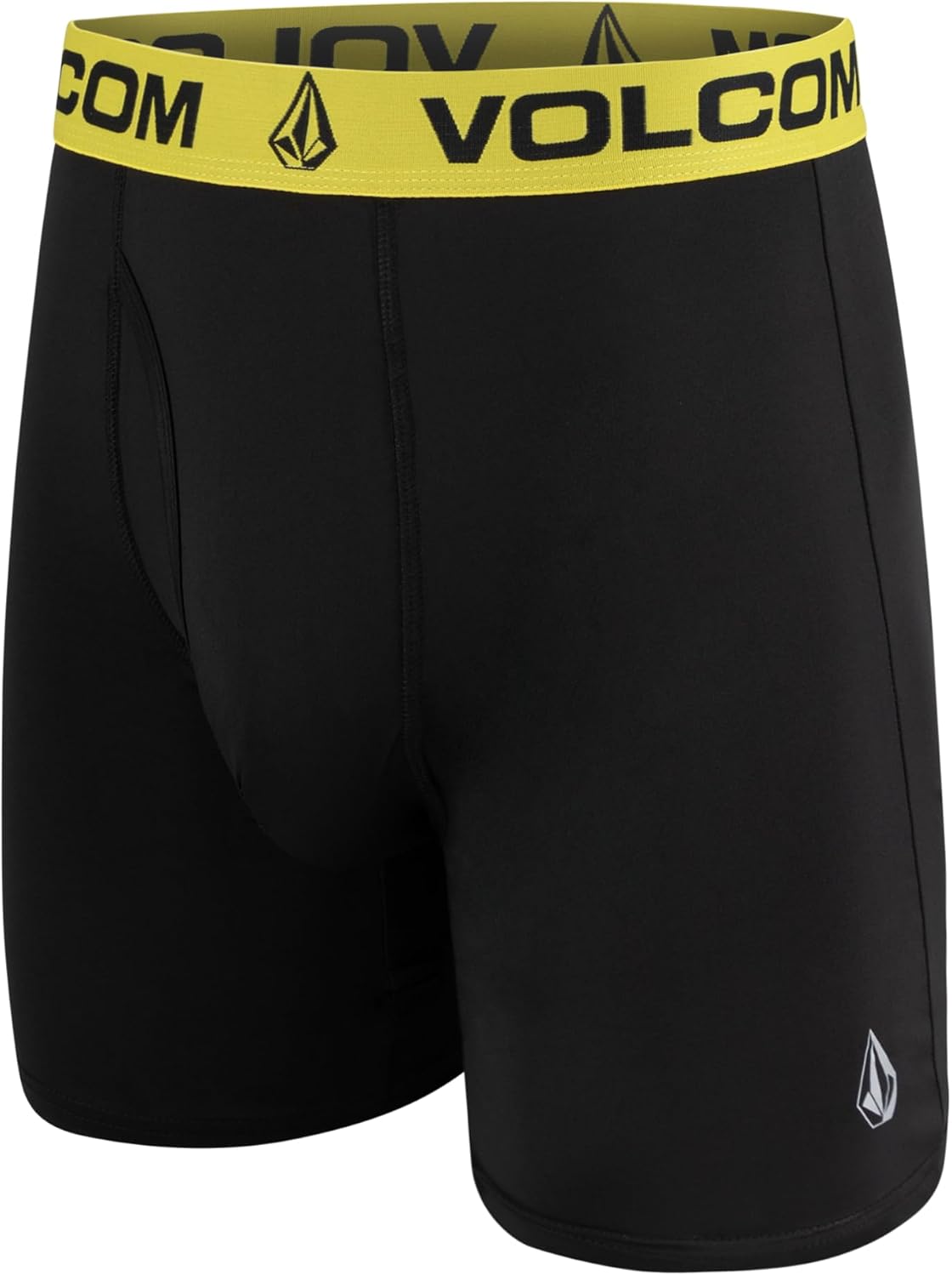 Volcom Mens Boxer Briefs Poly Spandex Performance Boxer Briefs Underwear Blk-whiteBlackGreyNavy
