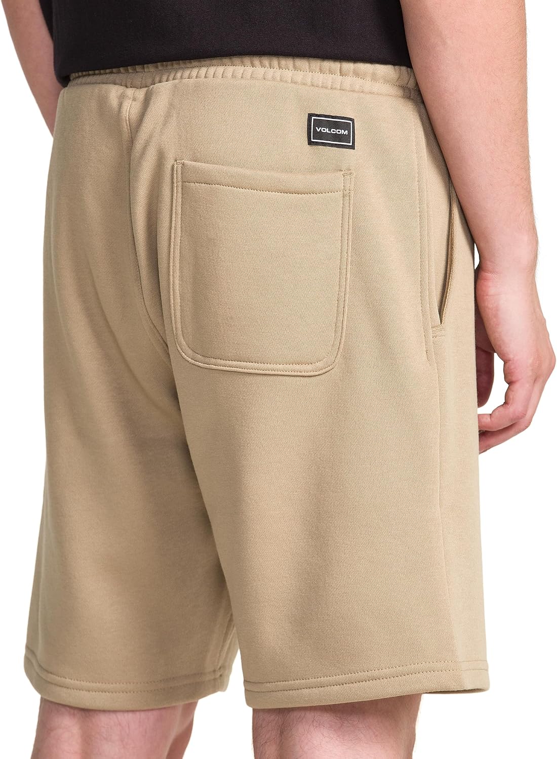 Volcom Men's Frickin Elastic Waist 19" Chino Short Khaki