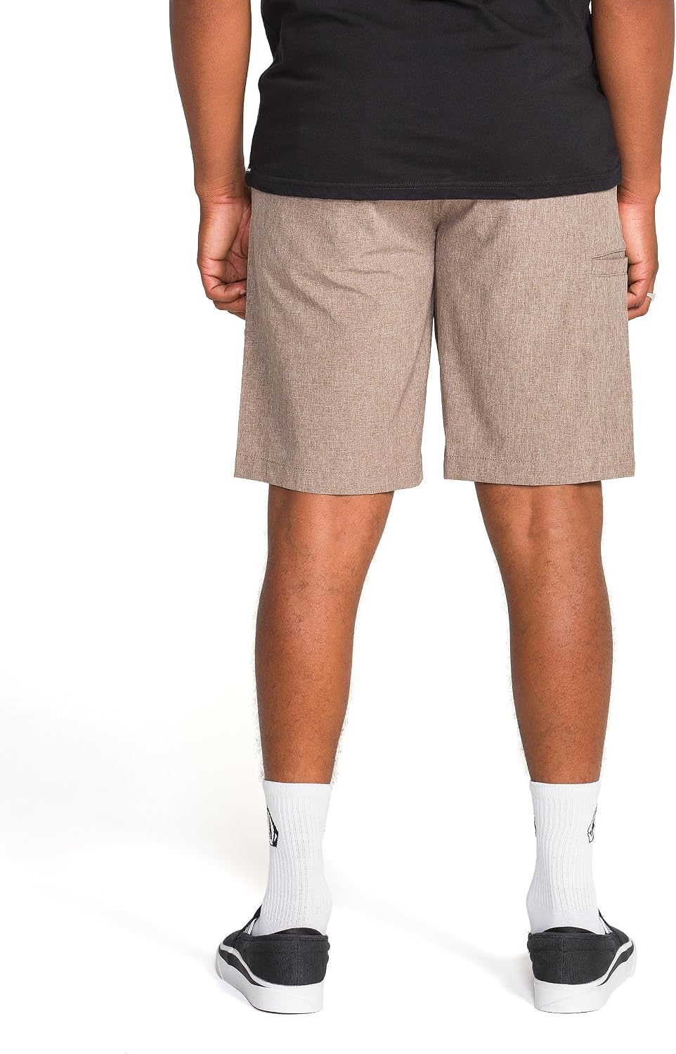 Volcom Men's Kerosene 21" Hybrid Chino Shorts Quick-Dry Stretch Fabric Mushroom