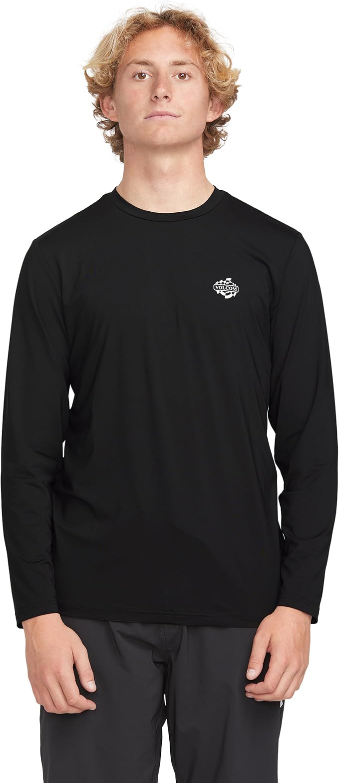 Volcom Taunt Loose Fit Long Sleeve Rashguard Black