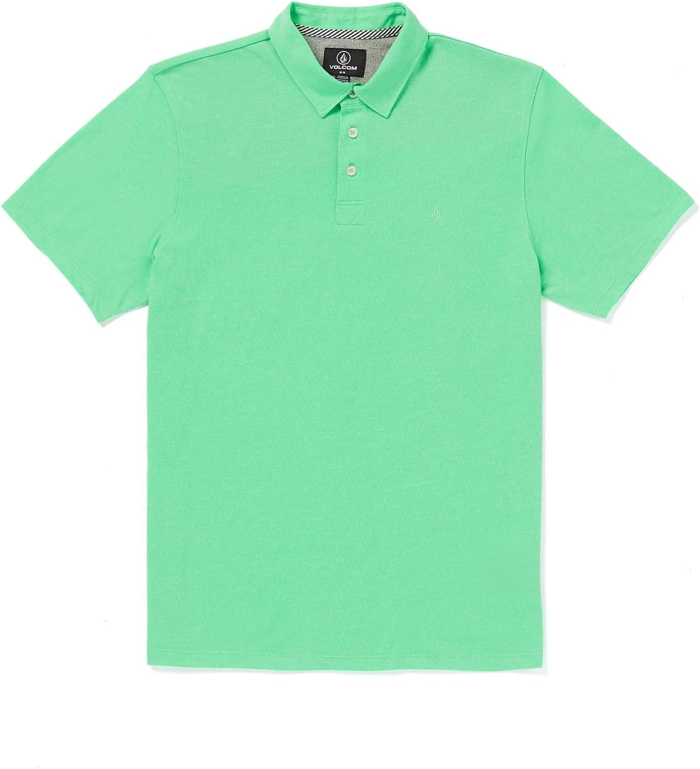 Volcom Men's Wowzer Modern Fit Short Sleeve Polo Shirt Mysto Green