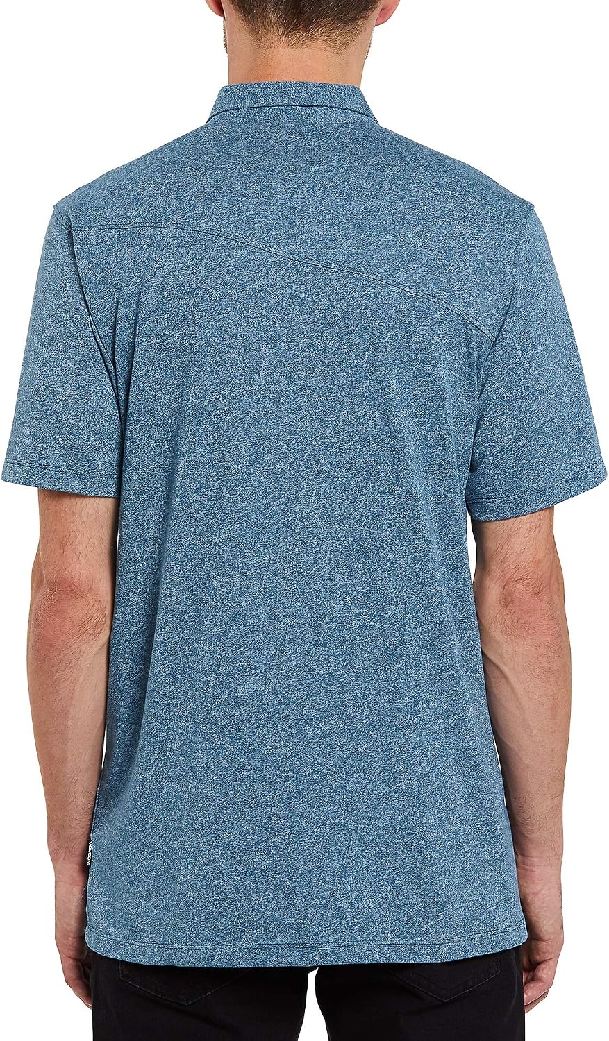 Volcom Men's Wowzer Modern Fit Short Sleeve Polo Shirt Rincon Blue