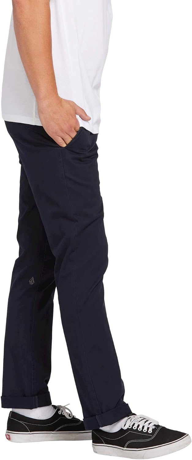 Volcom Men's Frickin Slim Chino Pant Navy