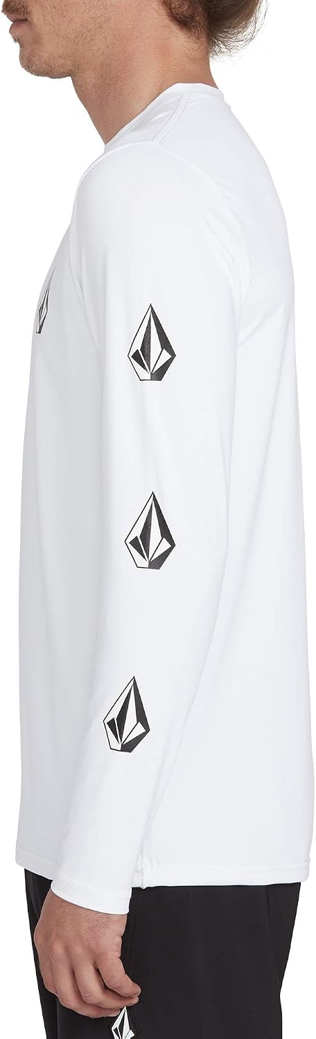 Volcom Taunt Loose Fit Long Sleeve Rashguard White