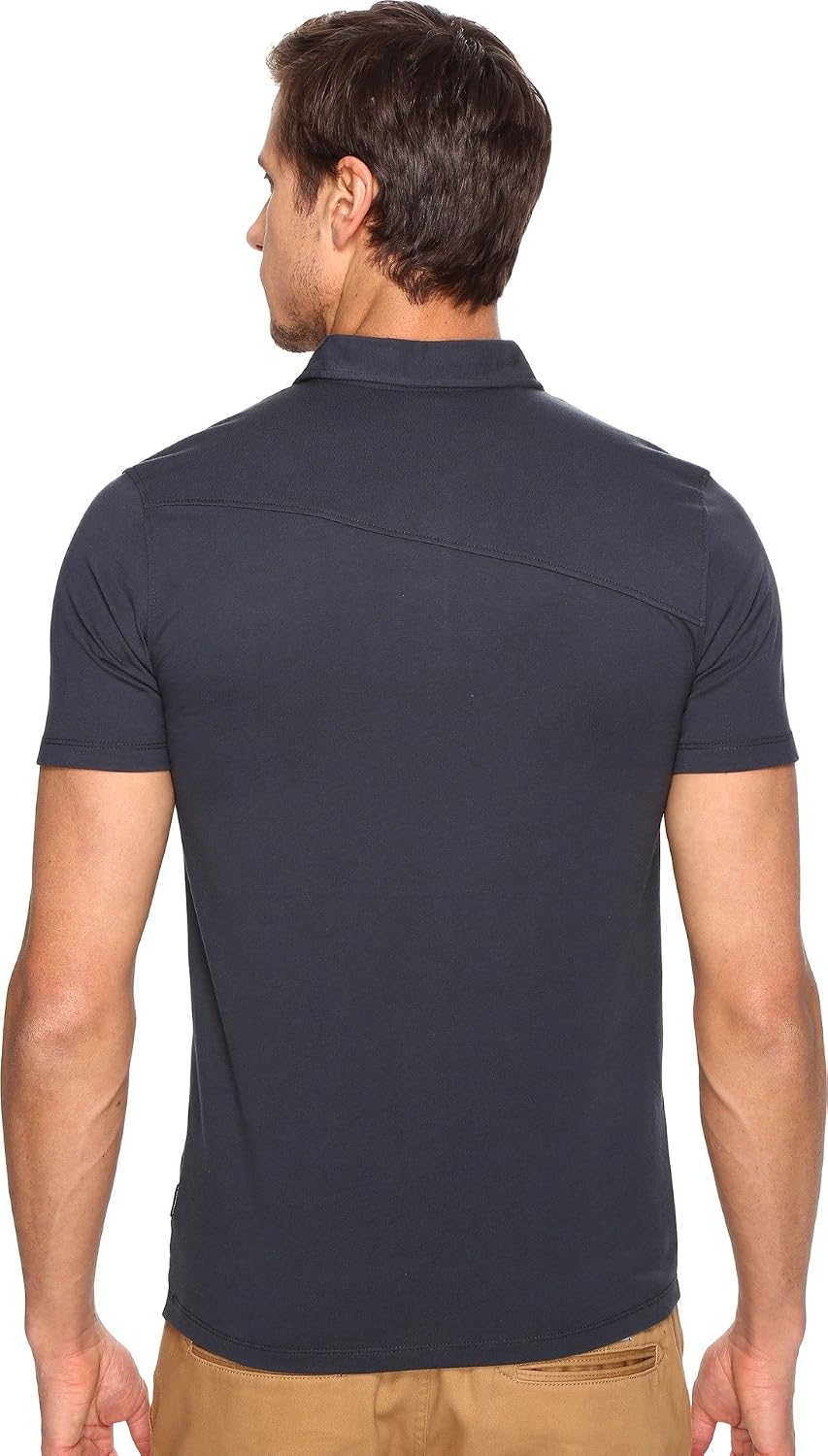 Volcom Men's Wowzer Modern Fit Short Sleeve Polo Shirt Navy