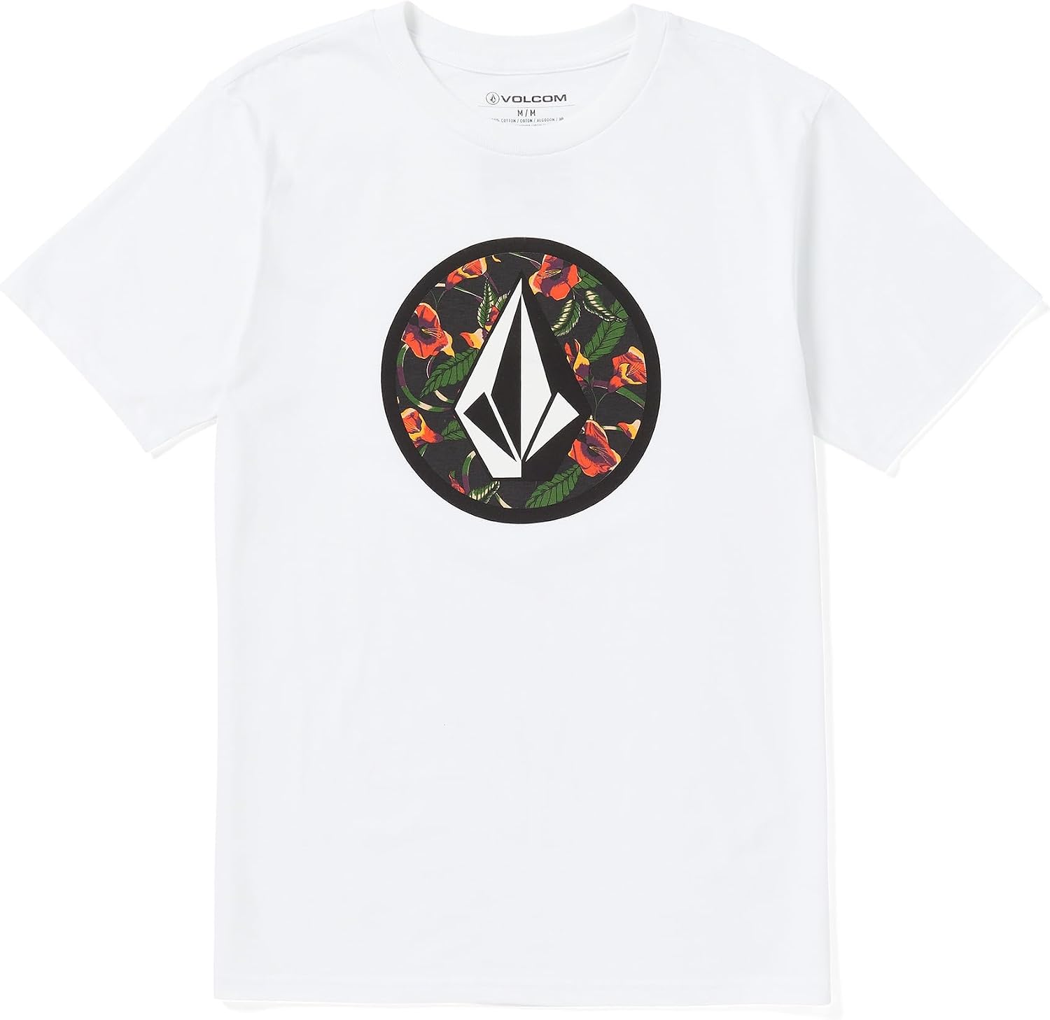 Volcom Men's Circle Stone SST White Circle