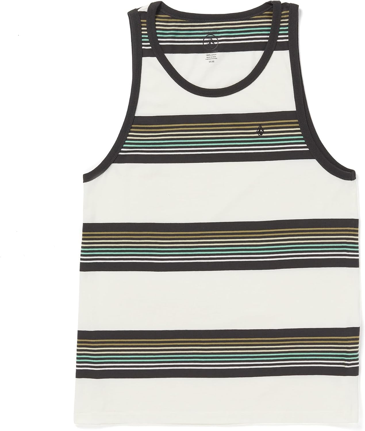 Volcom Men's Sleeveless Knit Tank Top – Soft Cotton Knit Lightweight Muscle Shirt Off-white
