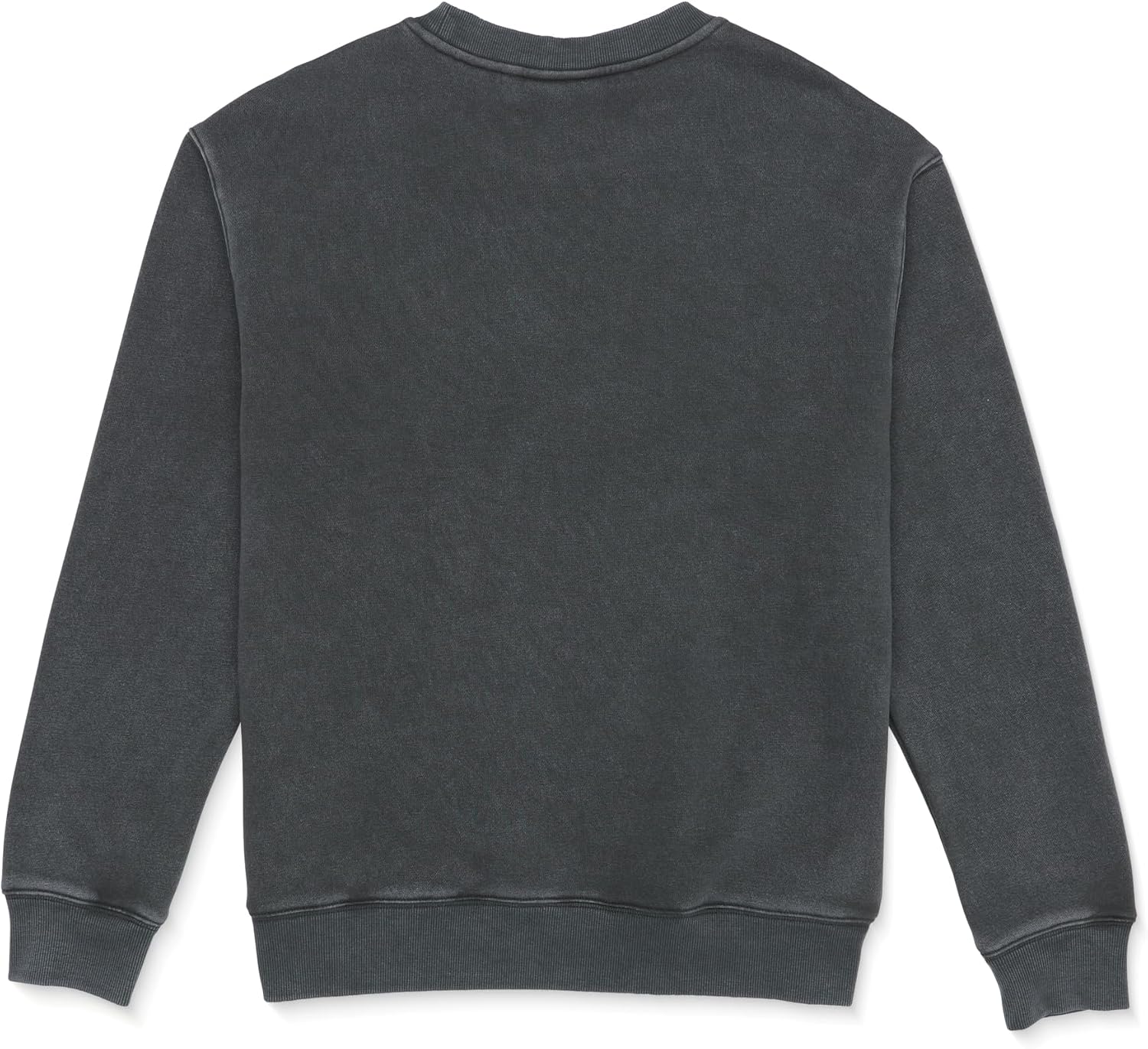 Volcom mens Roundabout Crew Fleece Sweatshirt – Soft Midweight Pullover Ribbed Cuffs Asphalt
