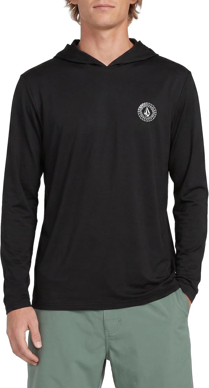 Volcom Taunt Loose Fit Long Sleeve Rashguard Black-ombre