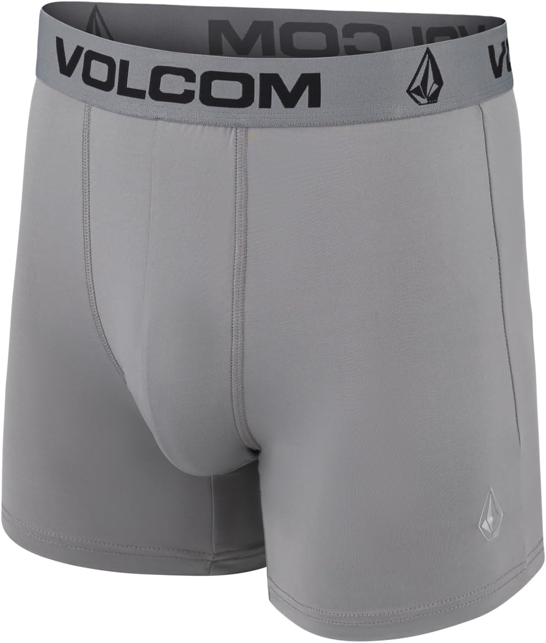 Volcom Mens Boxer Briefs 5 Pack Poly Spandex Performance Boxer Briefs Underwear BlackGreyBlack-whiteBlackGrey