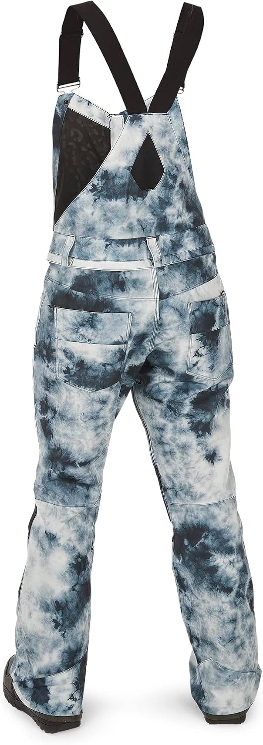 Volcom Women's Swift Bib Overall Snowpant Storm Tie-dye S3