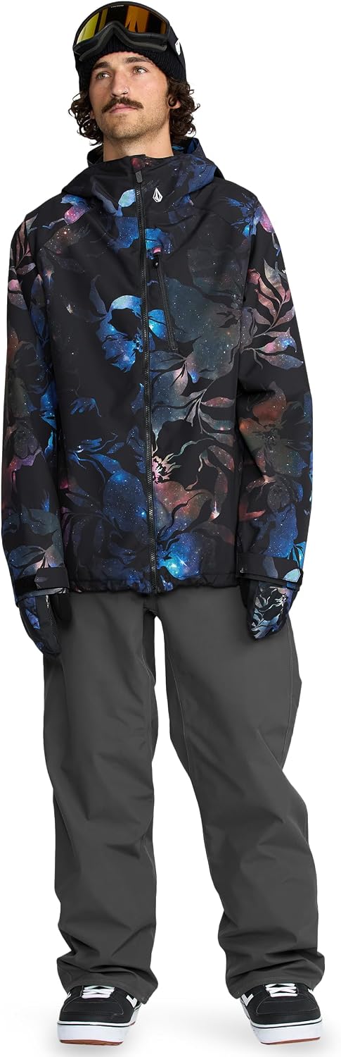 Volcom Men's 2836 Insulated Snowboard Jacket Space Aloha