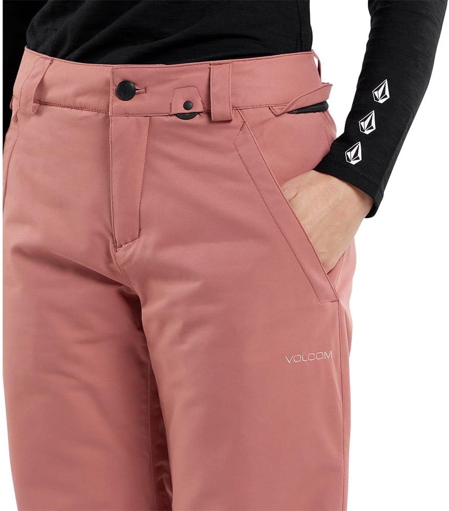 Volcom Women's Frochickie Insulated Lined Snow Pant Earth Pink S4