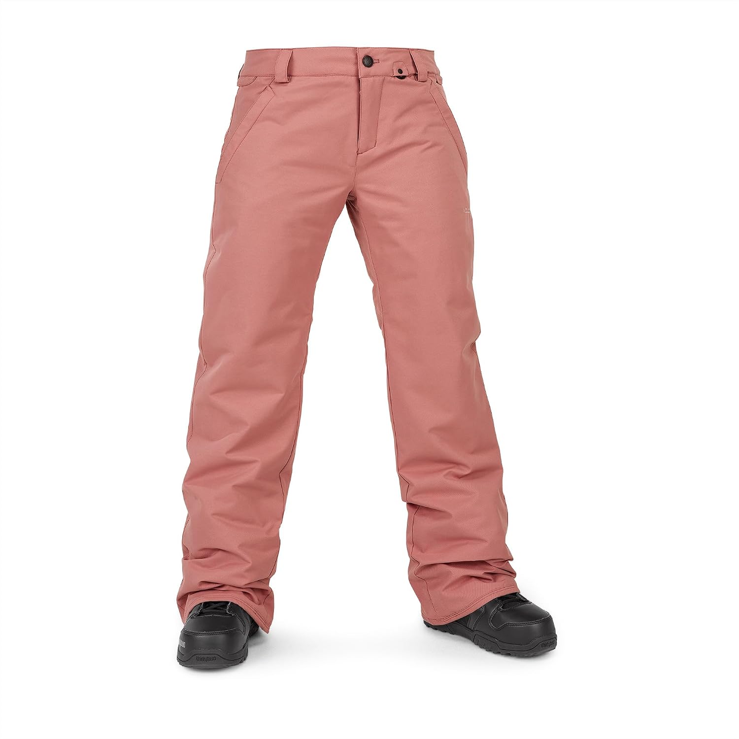 Volcom Women's Frochickie Insulated Lined Snow Pant Earth Pink S4