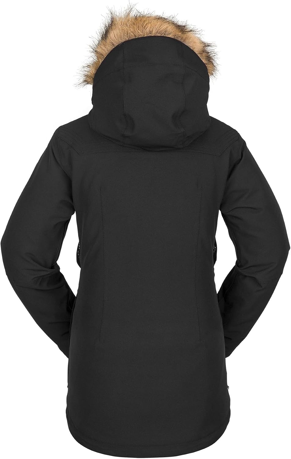 Volcom Women's Shadow Insulated Snowboard Ski Winter Hooded Jacket Black S3