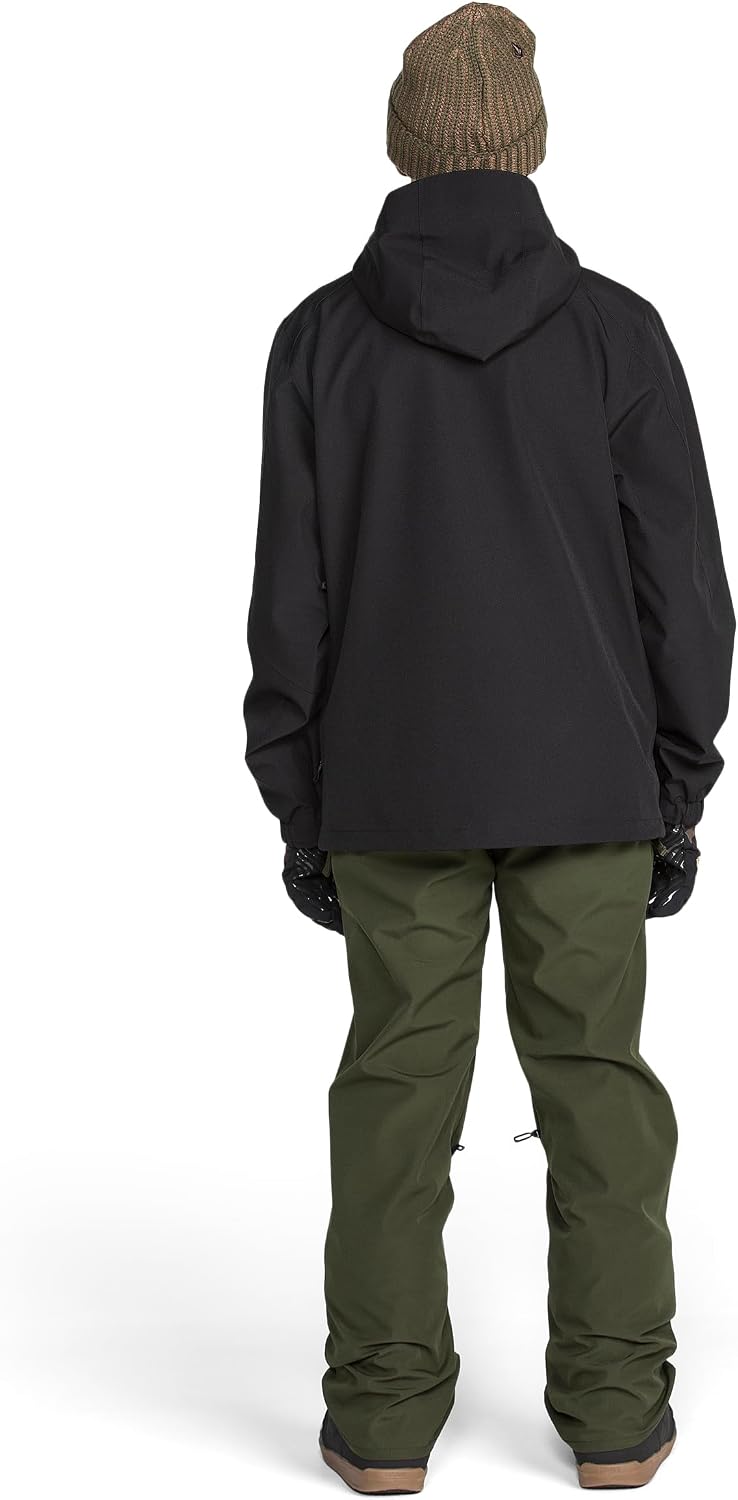 Volcom Men's Frickin Relaxed Fit Chino Snowboard Pant Dark Green