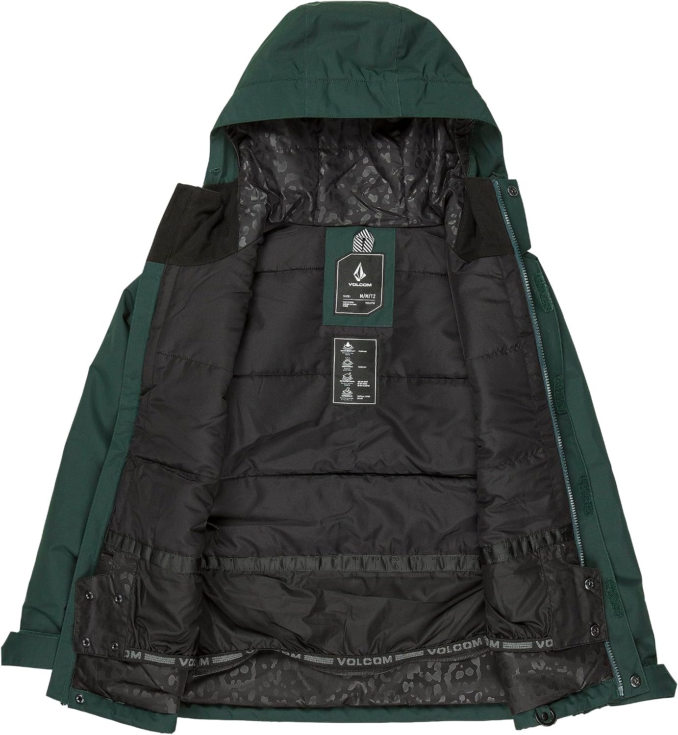 Volcom Girls So Minty Insulated Snow Jacket Scarab S5
