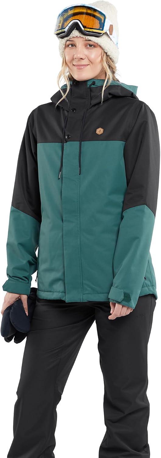 Volcom Women's Bolt Insulated Snowboard Ski Winter Hooded Jacket Balsam S4