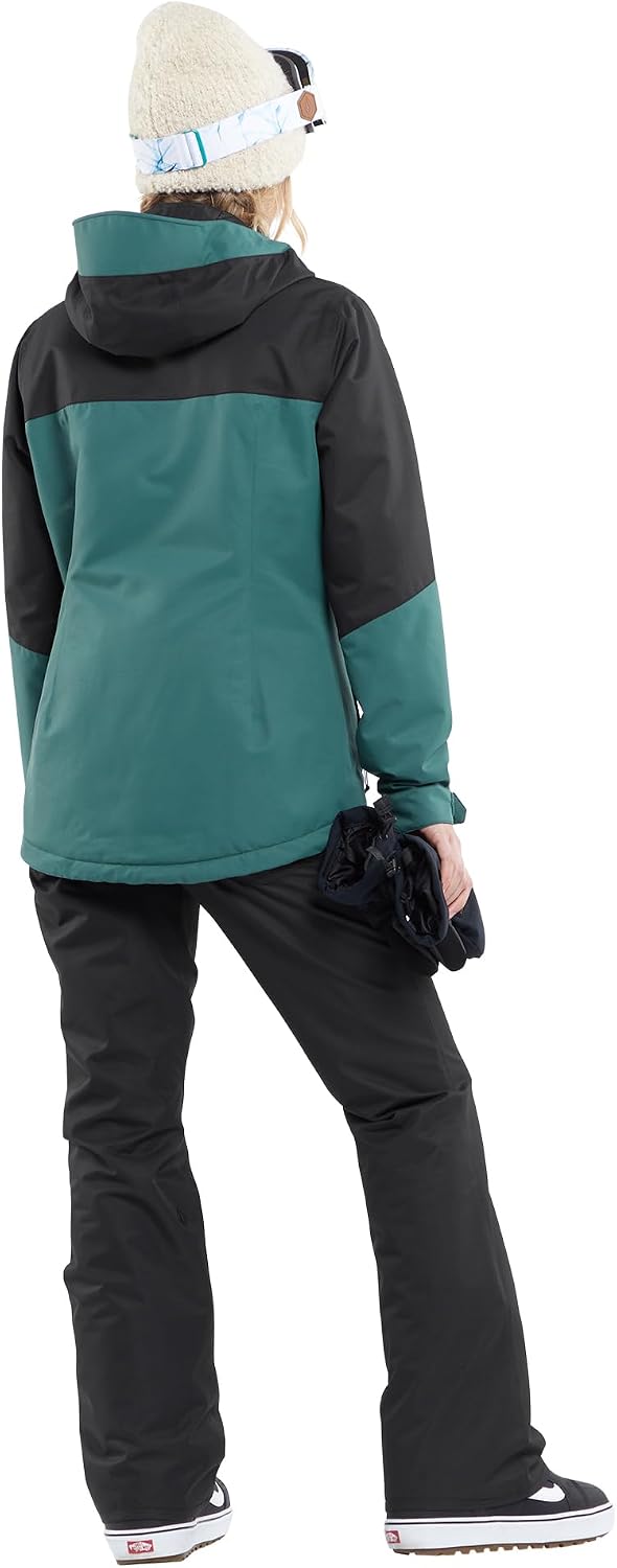 Volcom Women's Bolt Insulated Snowboard Ski Winter Hooded Jacket Balsam S4