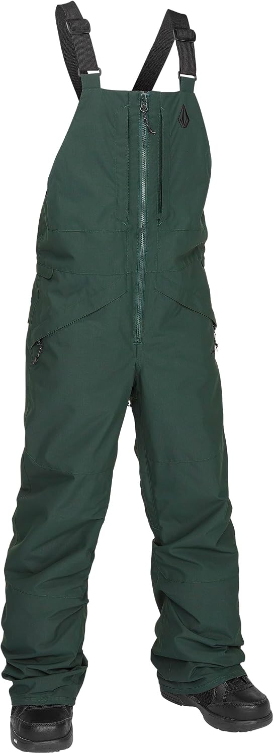 Volcom Boys' Youth Barkley Bib Overall Snowboard Pant Scarab S5