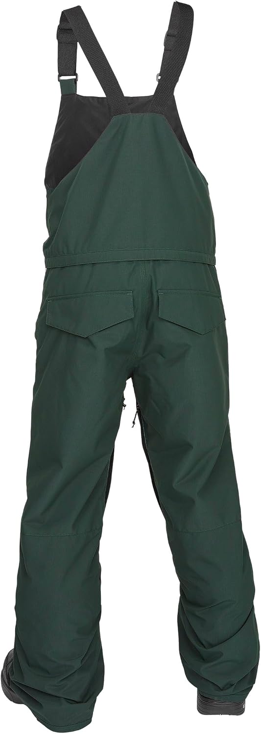 Volcom Boys' Youth Barkley Bib Overall Snowboard Pant Scarab S5