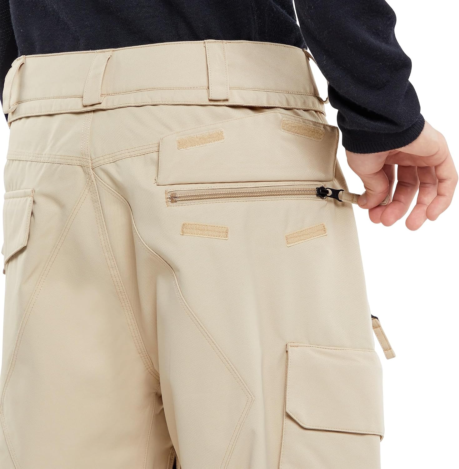 Volcom Men's V.CO Hunter Cargo Snowboard Pants Khakiest S4