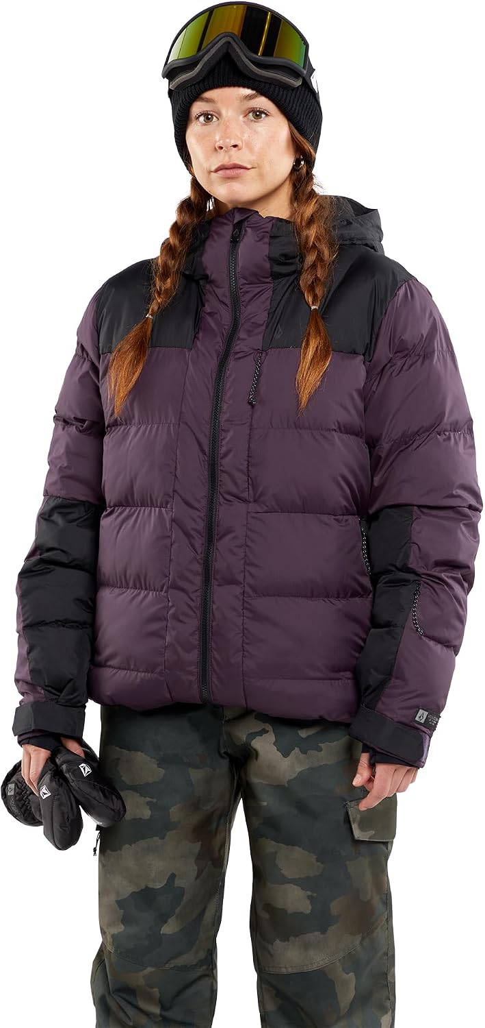 Volcom Women's Puffleup Snowboard Ski Puffer Winter Jacket initial