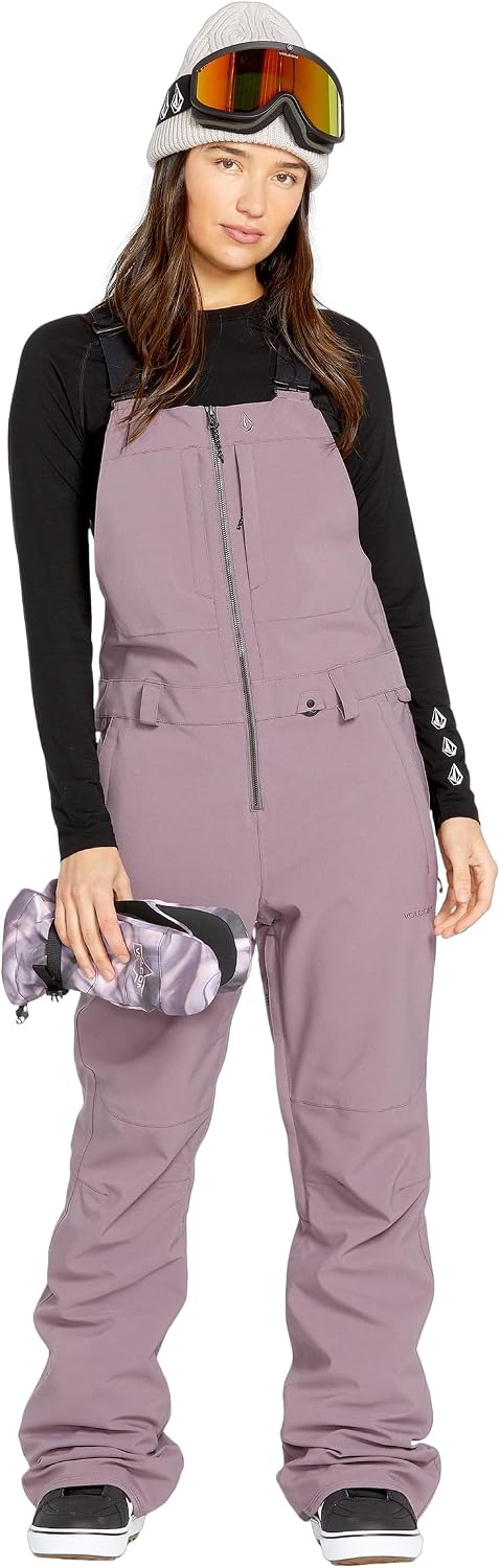 Volcom Women's Swift Bib Overall Snowpant Dusty Lavender