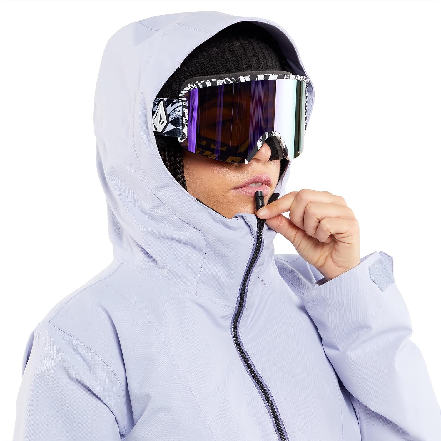 Volcom Women's Ashfield Anarok Snowboard Ski Jacket Lilac Ash S4