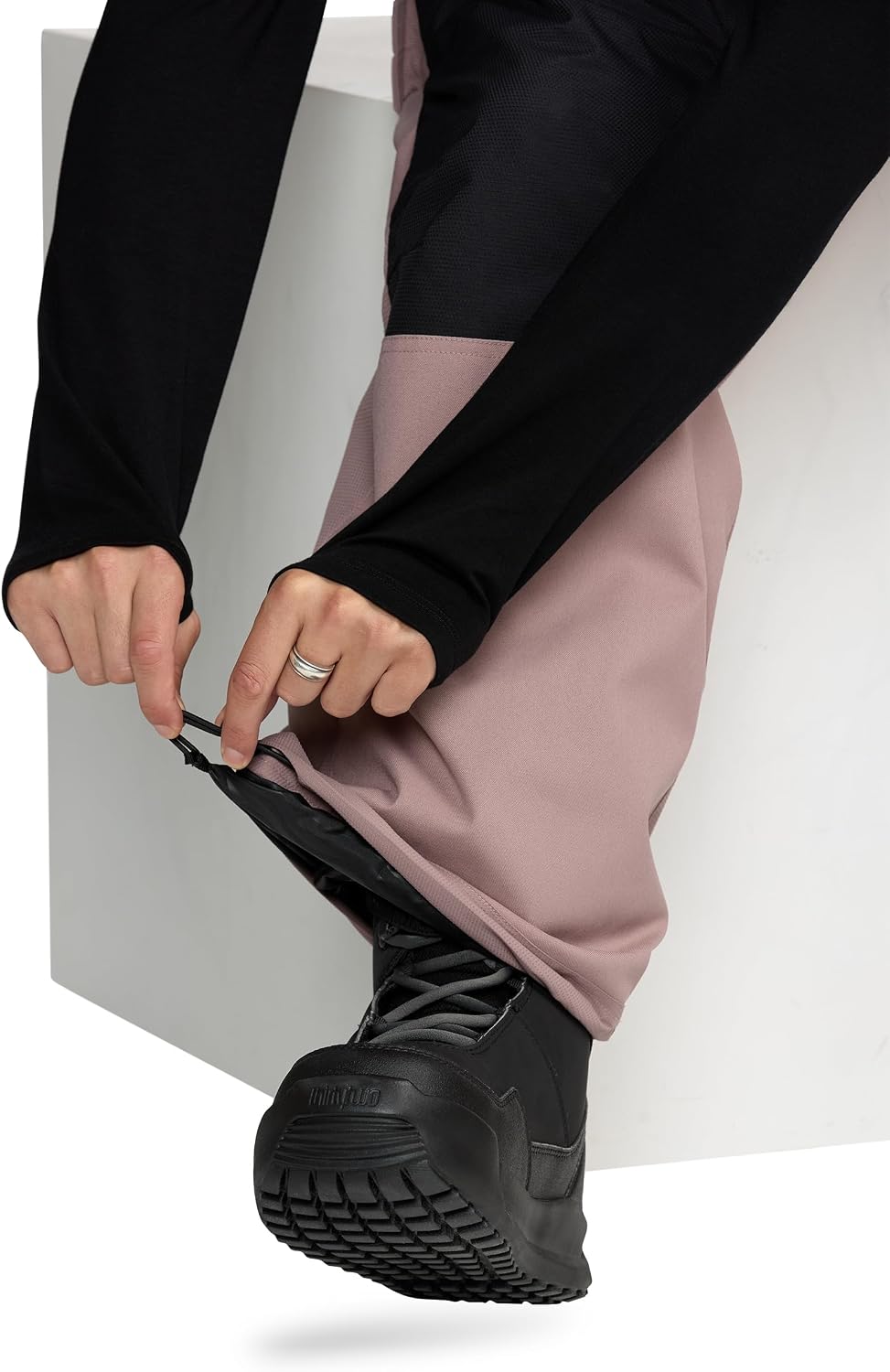 Volcom Men's Nwrk Baggy Snowboard Pant – 10k Waterproof Breathable 2-layer Pale Mauve