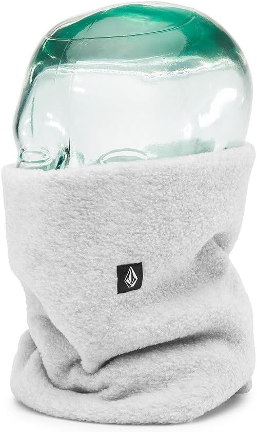 Volcom Women's V-scout Pullover Neck Warmer Hood Snowboard Ski Heather Grey S5
