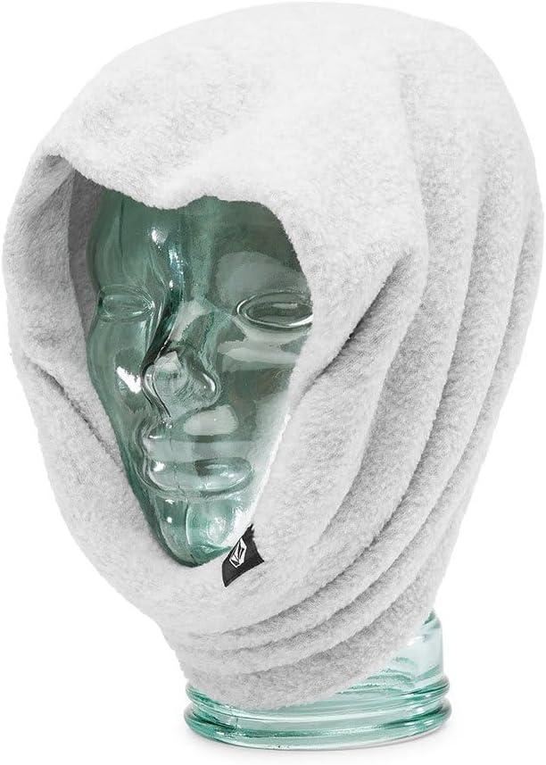 Volcom Women's V-scout Pullover Neck Warmer Hood Snowboard Ski Heather Grey S5