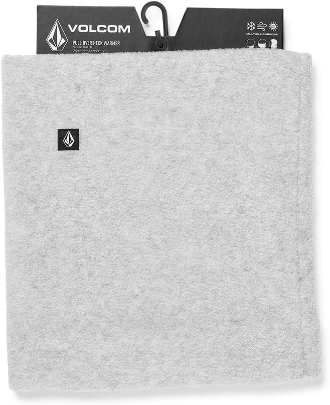Volcom Women's V-scout Pullover Neck Warmer Hood Snowboard Ski Heather Grey S5