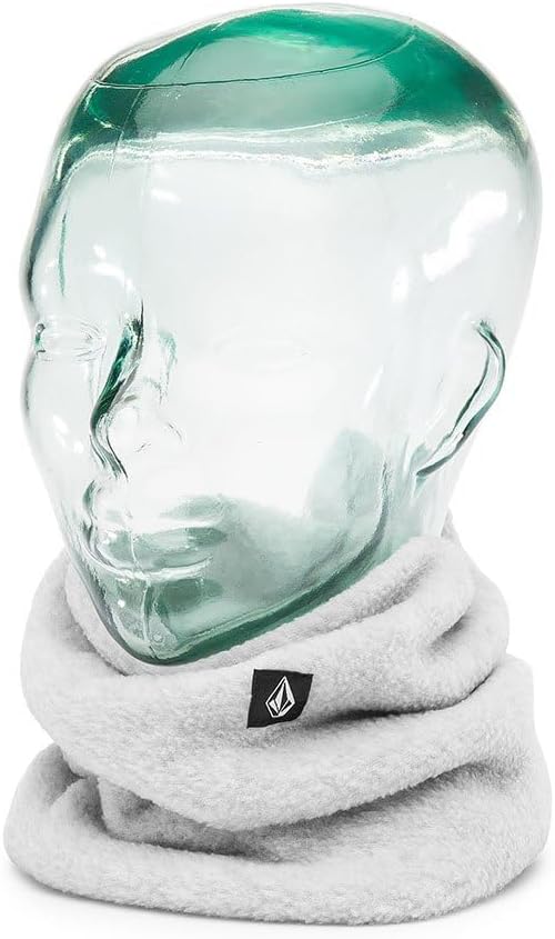 Volcom Women's V-scout Pullover Neck Warmer Hood Snowboard Ski Heather Grey S5