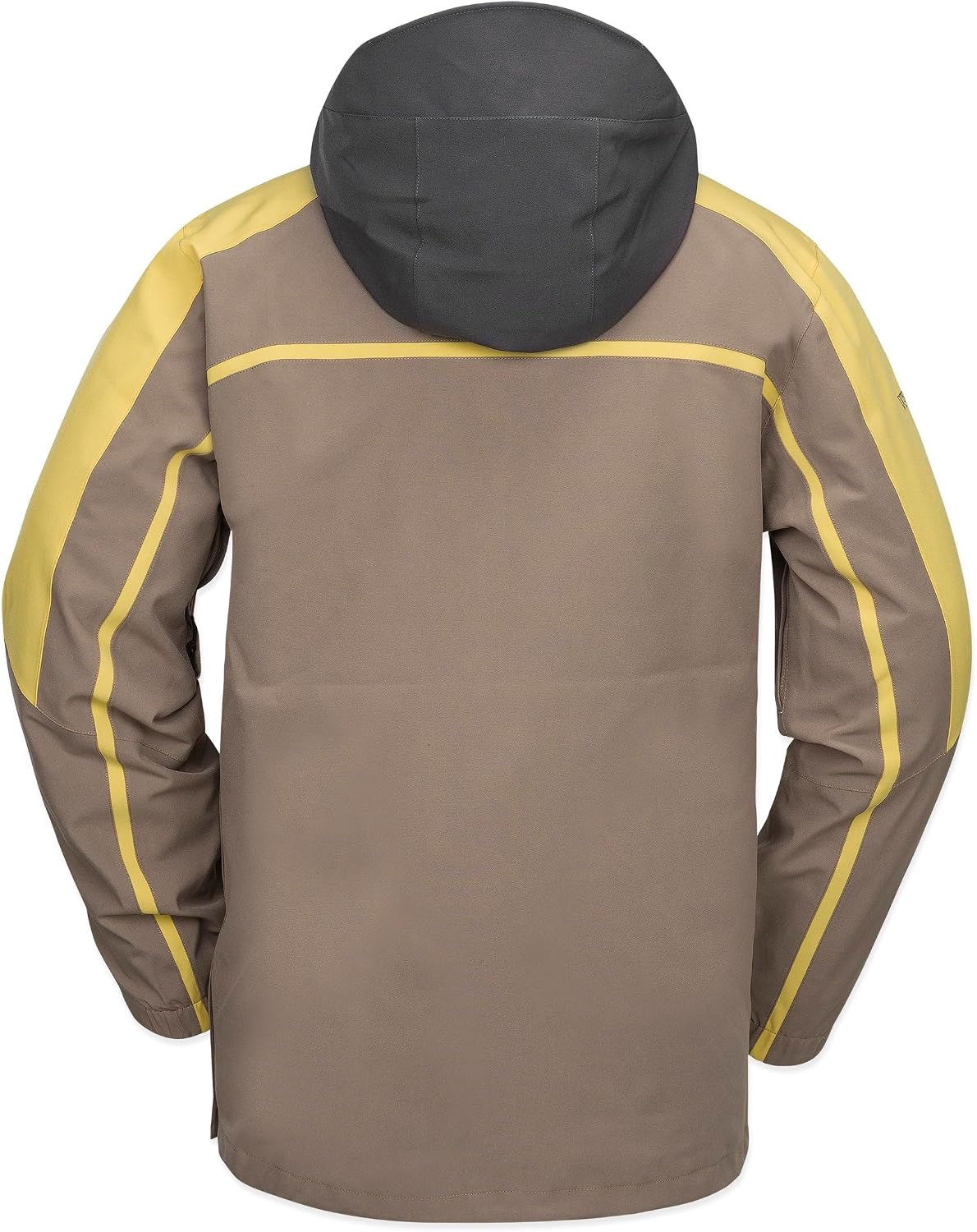 Volcom Men's Brighton Pullover Anarok Hooded Snowboard Jacket Chestnut Brown