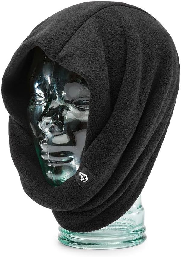 Volcom Women's V-scout Pullover Neck Warmer Hood Snowboard Ski Black S5