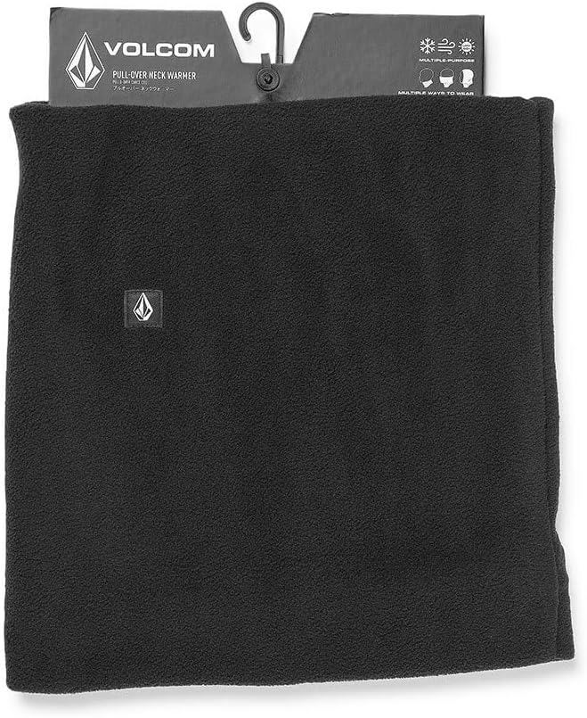 Volcom Women's V-scout Pullover Neck Warmer Hood Snowboard Ski Black S5