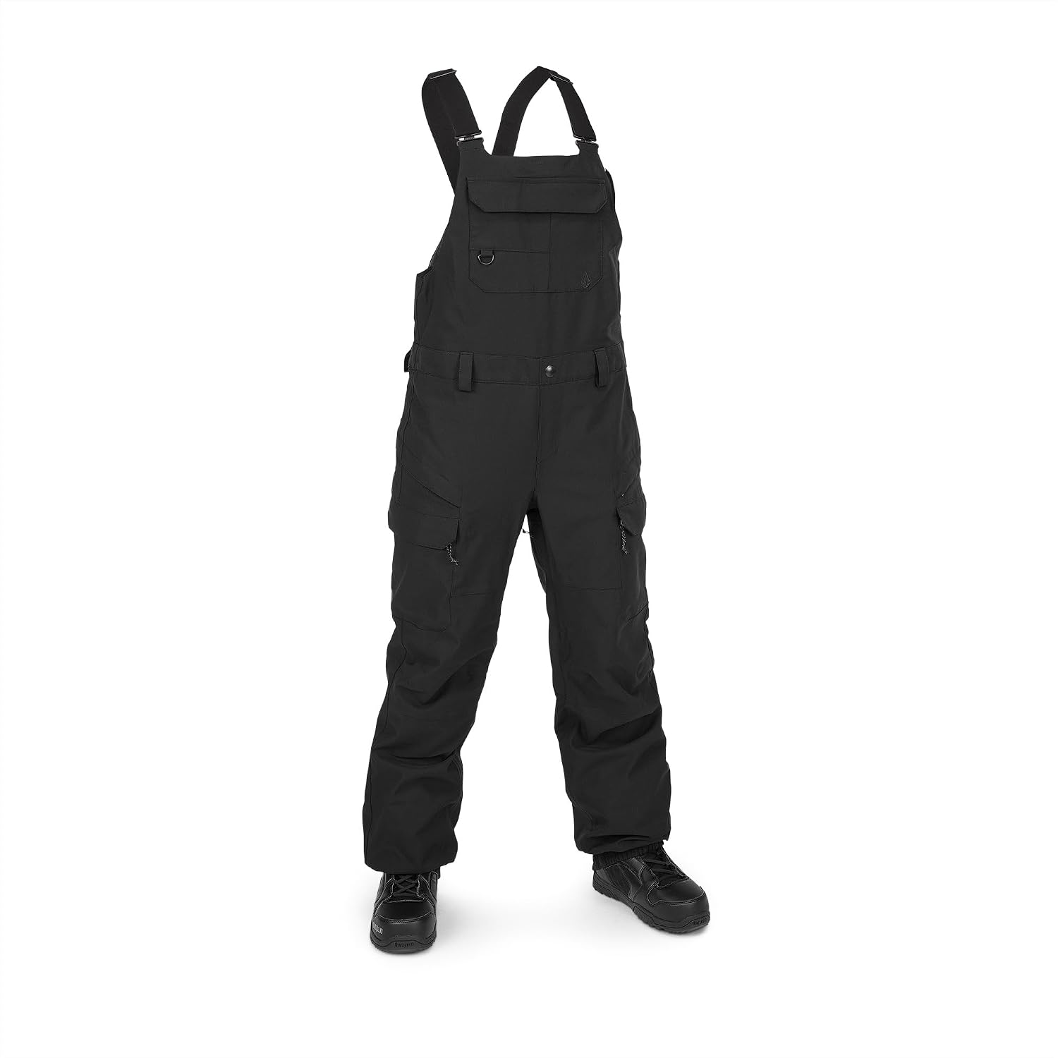 Volcom Women's Creston Stretch Snowboard Ski Bib Overall Snowpant Black S4