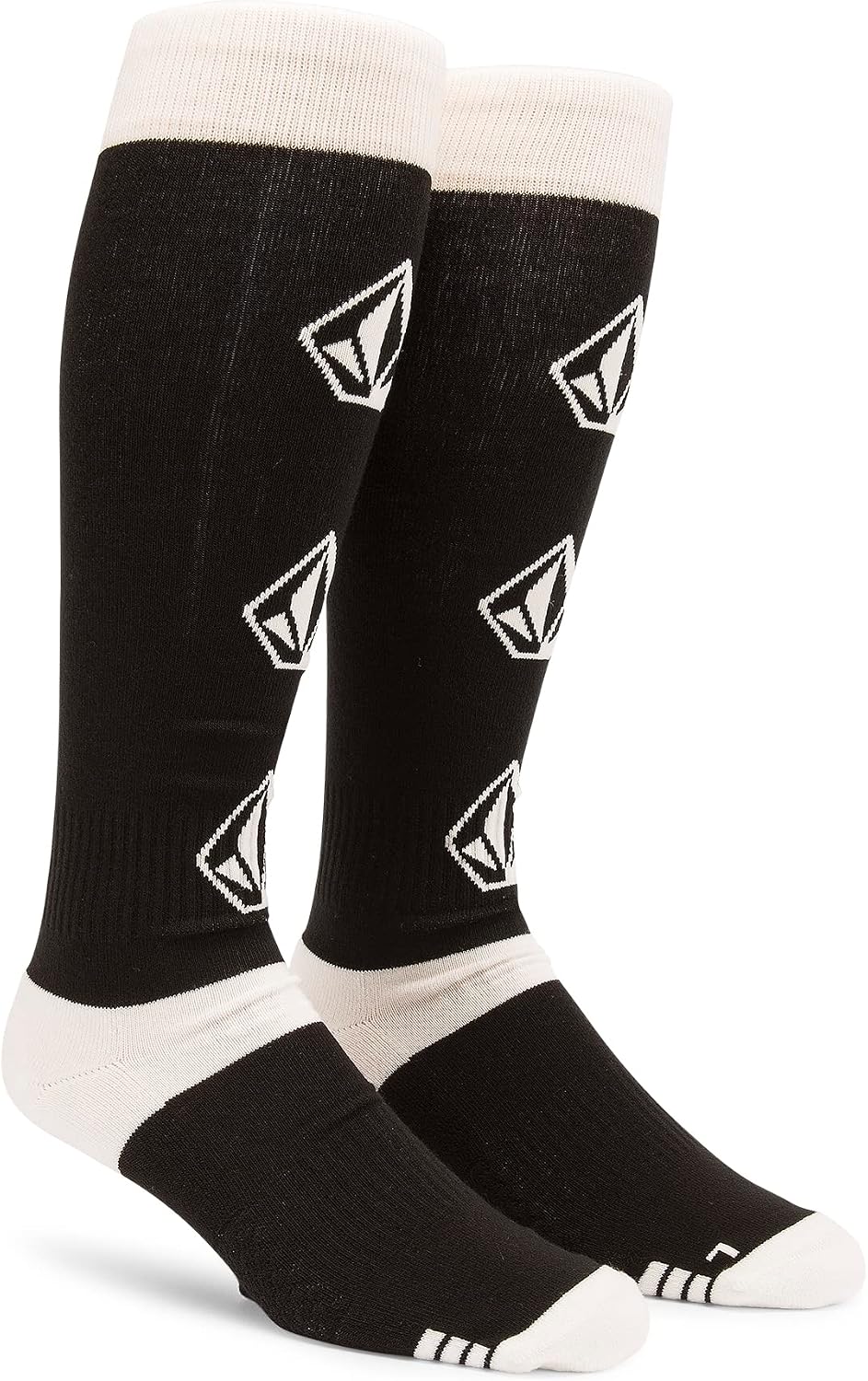 Volcom Men's Heavy Weight Snowboard Ski Sock Black S3