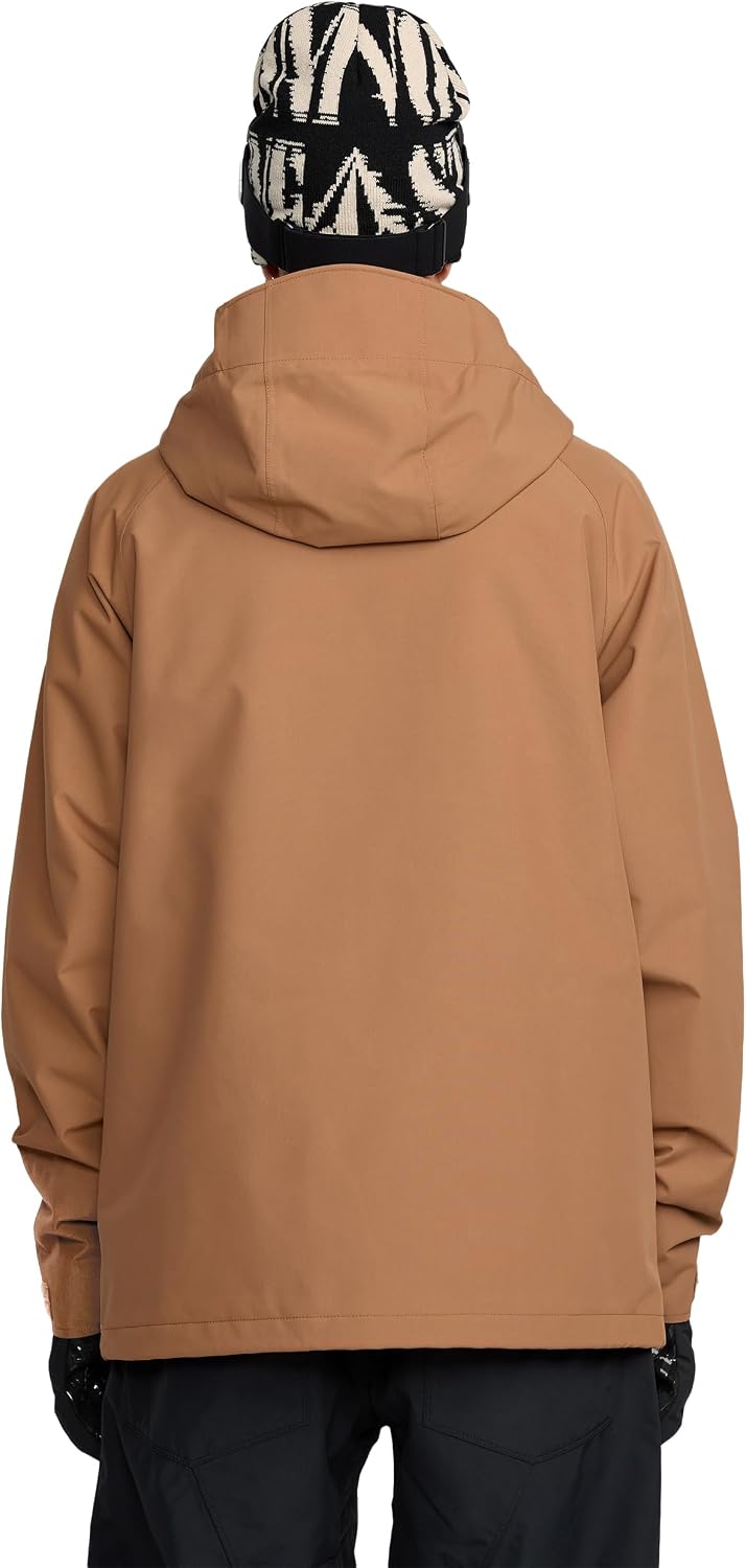 Volcom Men's 2836 Insulated Snowboard Jacket Terra Brown