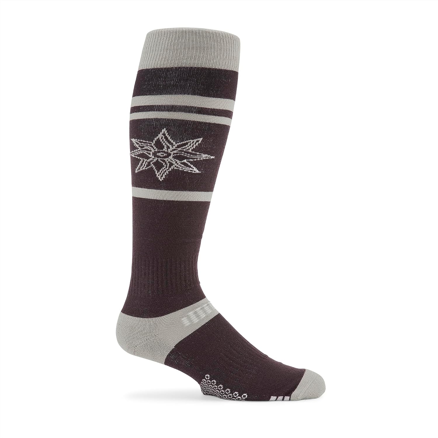 Volcom Men's Heavy Weight Snowboard Ski Sock Maroon S4