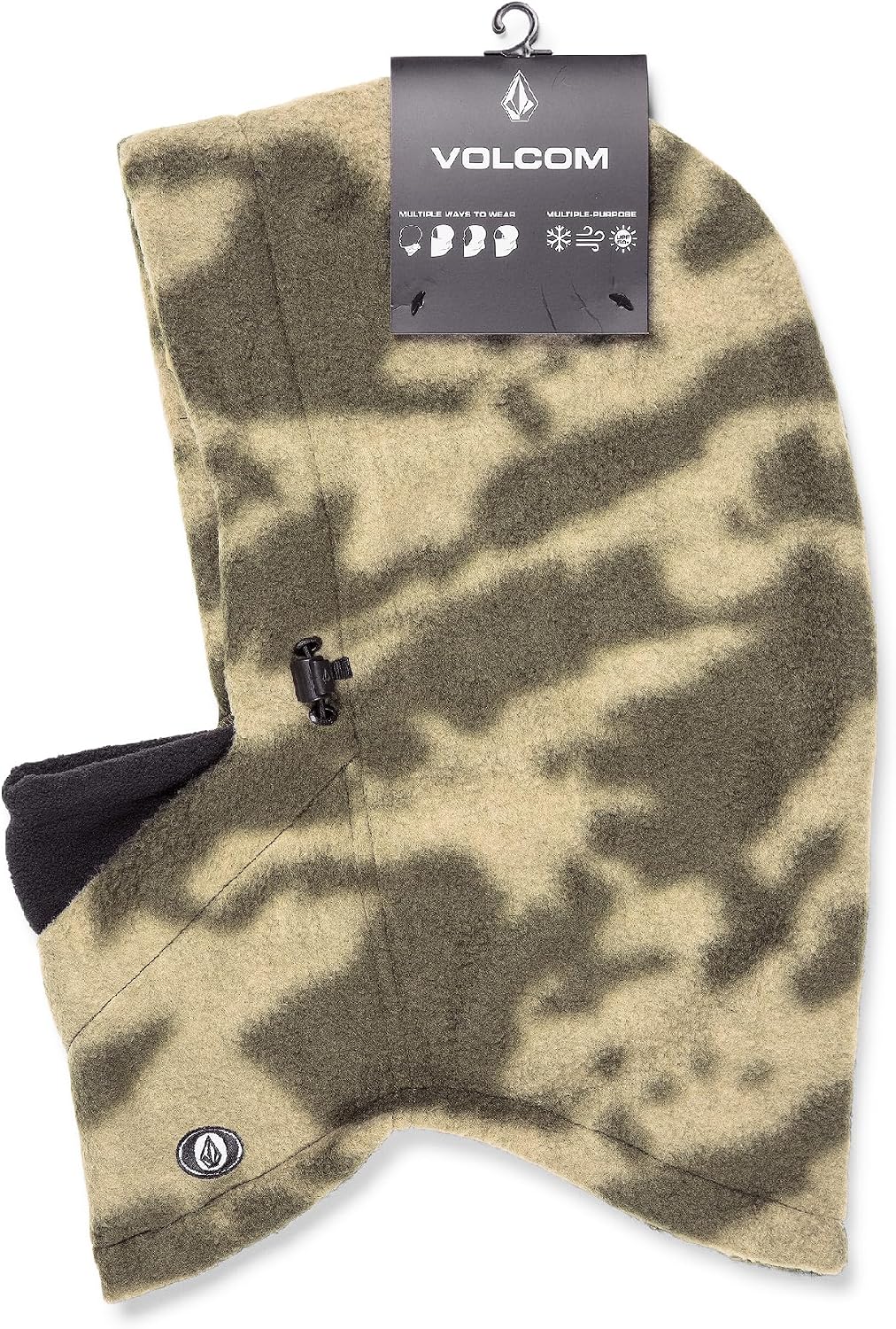 Volcom Men's Travelin Hood Snowboard Neck Warmer Camouflage S5